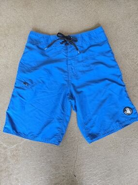 Blue Men’s Board Shorts with Drawstring